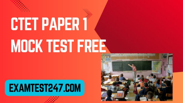 ctet paper 1 free mock test